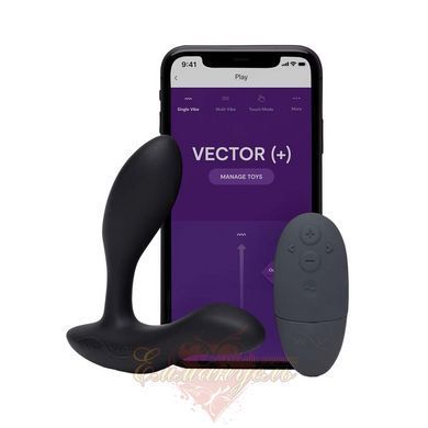 Смарт вибромассажер простаты - We-Vibe Vector+ с приложением и пультом SO8241 фото