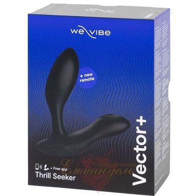 Смарт вибромассажер простаты - We-Vibe Vector+ с приложением и пультом SO8241 фото