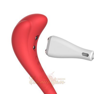 Інтерактивне SMART Віброяйце - SVAKOM Phoenix Neo Red S420054 фото
