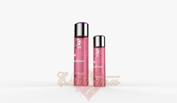 Массажное масло Swede Fruity Love Sparkling Strawberry Wine 120 мл 71290404370 фото