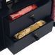 Lockink All-in-1 BDSM Play Kit, black embossed leather BDSM set for bondage, shibari and wax play SX0819 - photos (5