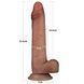 Dildo Sliding Skin Pro Dual Layer Silicone Dong 8.5" Flesh #2 6452LV417003 - photos (10