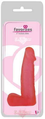 All Time Favorites 6inch Realistic Dildo, Pink