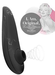 Vacuum Clitoris Stimulator - Womanizer Marilyn Monroe Black Marble
