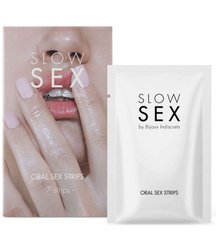 Полоски для орального секса - Bijoux Indiscrets Slow Sex Oral sex strips