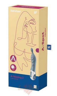 Вибратор для точки А - Satisfyer A-Mazing 2 Grey SO6124 фото