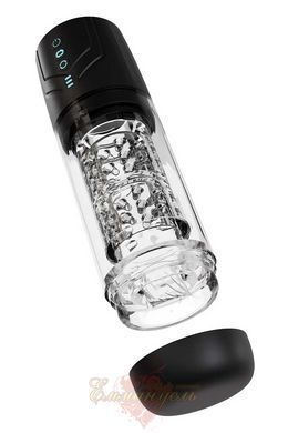 Whirlwind Pro Black Automatic Male Masturbator &ndash; 360&deg; Rotation, 7 Suction Modes BL70476SH &mdash; photos