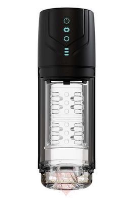 Whirlwind Pro Black Automatic Male Masturbator &ndash; 360&deg; Rotation, 7 Suction Modes BL70476SH &mdash; photos