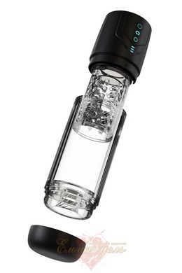 Whirlwind Pro Black Automatic Male Masturbator &ndash; 360&deg; Rotation, 7 Suction Modes BL70476SH &mdash; photos