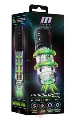 Whirlwind Pro Black Automatic Male Masturbator &ndash; 360&deg; Rotation, 7 Suction Modes BL70476SH &mdash; photos