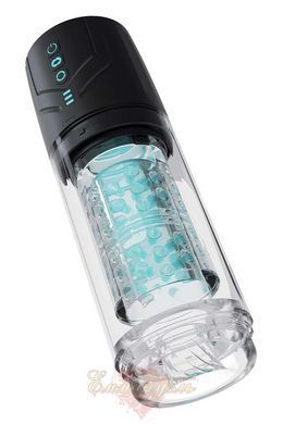 Whirlwind Pro Black Automatic Male Masturbator &ndash; 360&deg; Rotation, 7 Suction Modes BL70476SH &mdash; photos