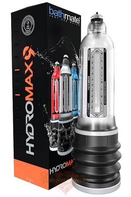 Hydropump - Bathmate Hydromax 9 Clear (X40) For a member from 18 to 23 cm long, diameter up to 5.5 cm