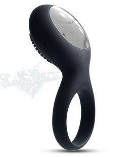 Эрекционное кольцо с зарядкой - SVAKOM Tyler Couples, Black S420035 фото