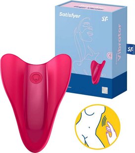 Вібратор на пальці- Satisfyer High Fly Red