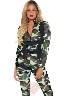 Erotic paratrooper costume - Leg Avenue Pretty Paratrooper S, jumpsuit, harness