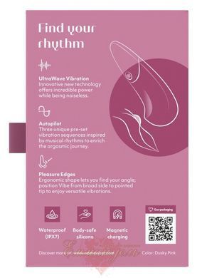 Мінівібратор Womanizer Vibe Dusky Pink, 3 режими + 10 рівнів інтенсивності 23780/WZFS1SG3 фото