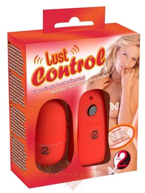 Віброяйце - Lust Control Red