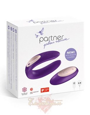 Vibrator for couples - Partner Plus Remote with remote control