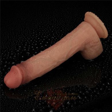 Фалоімітатор Sliding Skin Pro Dual Layer Silicone Dong 9" Flesh 6452LV417004 фото