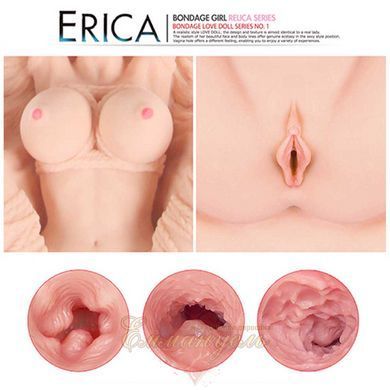 Мастурбатор мини-кукла Kokos Erica &ndash; Связанная девушка, реалистичная секс-игрушка SO1263 фото