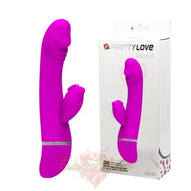 Hi-tech vibrator - Pretty Love David Vibrator 18,5 x 3,5cm