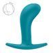 Анальная пробка Fun Factory Bootie L Aquamarine, диаметр 3,8 см, тонкий ограничитель SX3667 фото 1