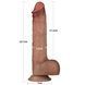 Фалоімітатор Sliding Skin Pro Dual Layer Silicone Dong 9" Flesh 6452LV417004 фото 11
