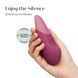 Мінівібратор Womanizer Vibe Dusky Pink, 3 режими + 10 рівнів інтенсивності 23780/WZFS1SG3 фото 6