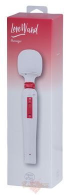 Вибромассажер - MINDS OF LOVE Love Wand Massager wei&szlig;/ rot 614000031350 фото
