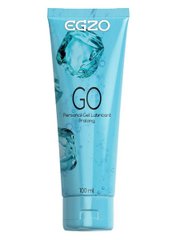 Cooling gel-lubricant - EGZO “GO” with a prolonging effect, 100 ml