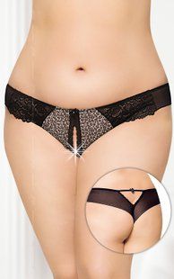 Women's Thong - G-string 2435, Plus Size, panther XL 5591243554 &mdash; photos