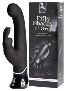Fifty Shades of Grey - Hi-tech vibrator - Greedy Girl G-Spot Rabbit Vibe 61325826460000 &mdash; photos
