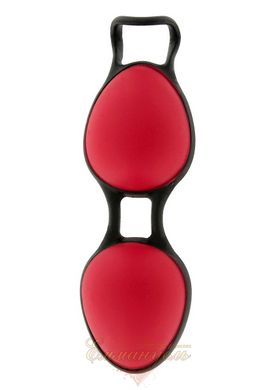 Vaginal beads - Joyballs secret, red-black