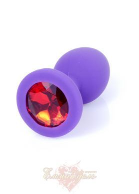 Anal plug Jewellery silicone purple plug S red 62530064-00082 &mdash; photos