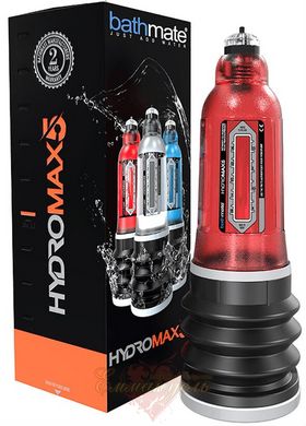 Hydropump - Bathmate Hydromax 5 Red (X20) For a member from 7.5 to 12.5 cm long, diameter up to 4.5 cm