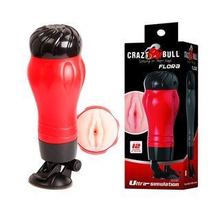 Мастурбатор - Crazy Bull Flora Vagina 12 Function, вібрація BM-00900T47Z фото