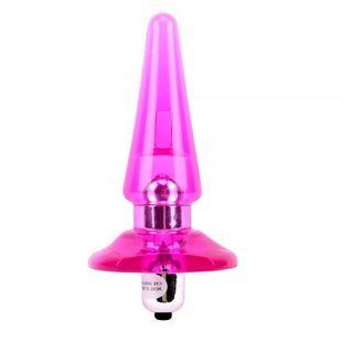 Плаг з вібрацією - NICOLE'S Vibra Plug-Pink CH10500 фото
