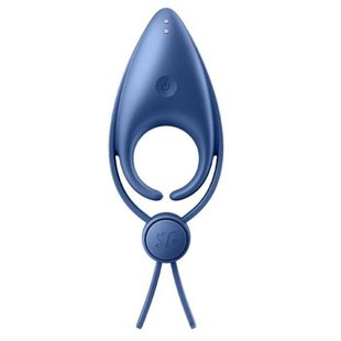 Эрекционное виброкольцо-лассо с регулировкой размера - Satisfyer Sniper Blue