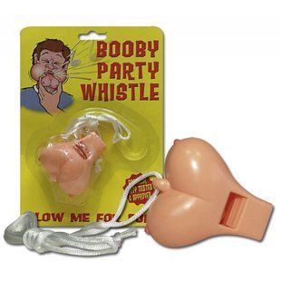 Свисток в форме женской груди - Booby Party Whistle 99452 фото