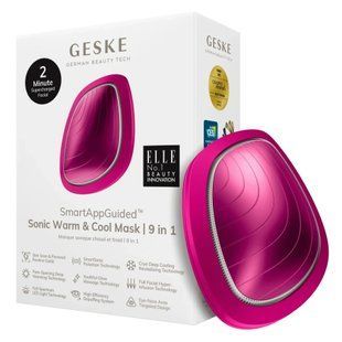Ультразвуковая маска GESKE Sonic Warm&Cool Mask 9в1, теплый и холодный уход для лица HB0098 фото