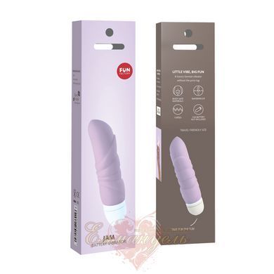 Mini-vibrator - Fun Factory JAM, lilac, suitable for the clitoris, embossed SX0951 &mdash; photos