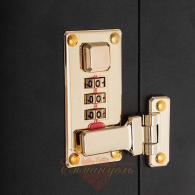 БДСМ-набір Lockink All-in-1 BDSM Play Kit, коричневий, з ременями, маскою, кляпами, анальними пробками та свічками SX0820 фото