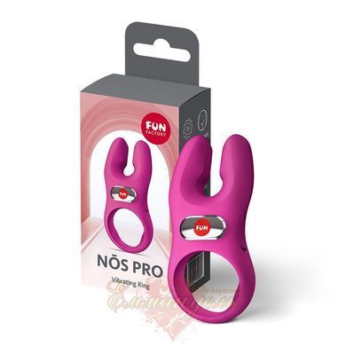 Erection ring with dual stimulation Fun Factory NŌS PRO Magenta, 2 motors SX3701 &mdash; photos