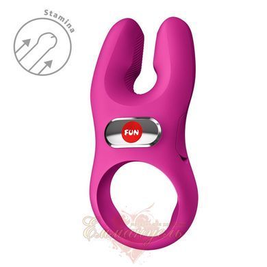 Erection ring with dual stimulation Fun Factory NŌS PRO Magenta, 2 motors SX3701 &mdash; photos