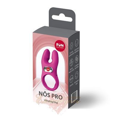 Erection ring with dual stimulation Fun Factory NŌS PRO Magenta, 2 motors SX3701 &mdash; photos
