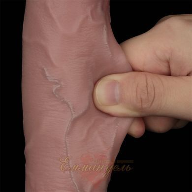 Dildo Sliding Skin Pro II Dual Layer Silicone Dong 10" Flesh 6452LV417104 &mdash; photos