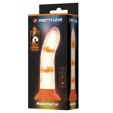 Фаллоимитатор - Pretty Love Magical Nightfall, Luminous Suction base BW-008120NY фото