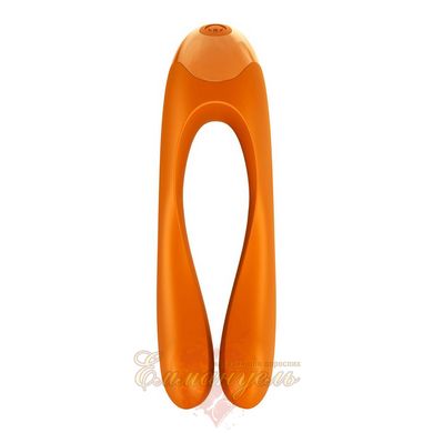 Вибратор на палец - Satisfyer Candy Cane Orange