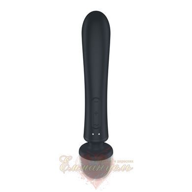 Rabbit vibrator with vibrating massager - Satisfyer Triple Lover Grey, 3 motors SO8789 &mdash; photos