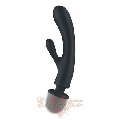 Rabbit vibrator with vibrating massager - Satisfyer Triple Lover Grey, 3 motors SO8789 &mdash; photos
